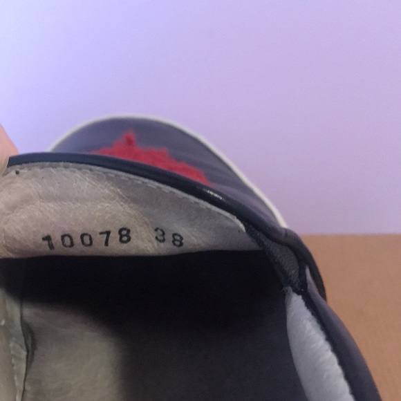 Joshua Sanders “Luv U” Leather Slip-On Sneakers - Picture 9 of 13